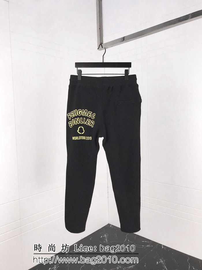 MONCLER蒙口 藤原浩合作系列 專櫃定制 18FW最新 男款加絨衛褲 ydi1843